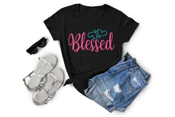 Blessed Quote SVG PNG Easter Day Graphics for T-Shirt Designs