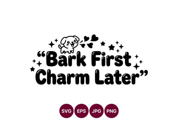 Cute Dog Quote SVG Design for Graphics and Illustrations