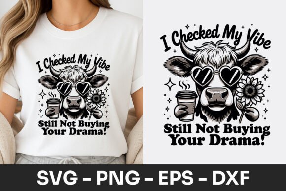 Funny Cow Sarcastic Quote SVG PNG Graphics and Illustrations Review