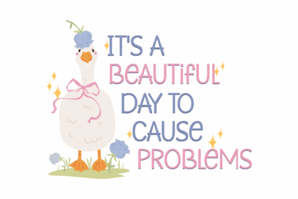 Funny Goose Graphics for Crafts and Branding