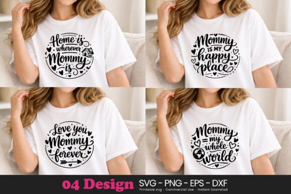 Mommy Quote SVG Mother's Day Graphics & Illustrations
