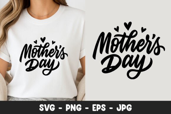 Mothers Day Cute Script Quote SVG PNG for Graphics and Illustrations