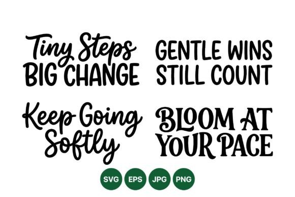 Motivational Quote SVG Pack for Graphics and Illustrations