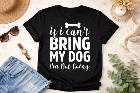 No Dog No Go Funny Quote SVG Design for Graphics and T-Shirt Designs